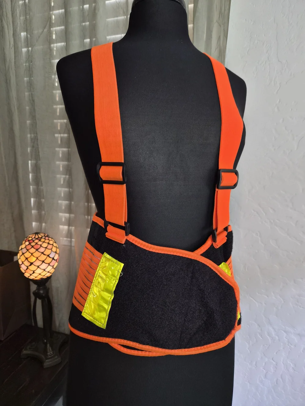 WESTERN SAFETY Back Support Belt with Reflector, L #0208